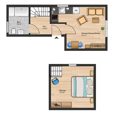 Appartement Landhaus Westerhorn Lutt Sunn *